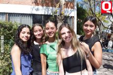 Rebeca Cárdenas,  Fatima Oropeza,  Carlotta Macías,  Melissa Vargas y Vania León