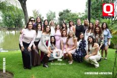 A  Gaby Camarena de Fox, esposa de Vicente Fox II, protagonizó un emotivo baby shower–desayuno