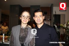 Alegna Cabrera y Julio Peraza
