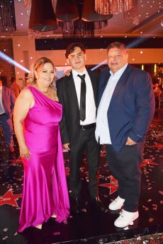 Araceli Torres, Yael Medina y Jorge Torres