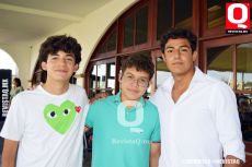 Javier Mendoza,  Alejandro de León y Caleb Ángel