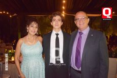 Icela Iñiguez,  Antonio Román y Luis Miguel Román Lira