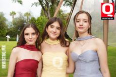 María Pacheco,  Sofía Salmán y Valeria Sánchez