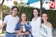 Leonardo Guerrero,  Eugenia Mateos, Paulina Chico y Paulina Cayarga