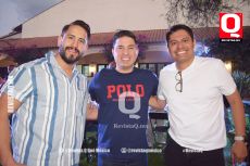 Óscar Belmonte, Carlos Garza y Cristo Rangel