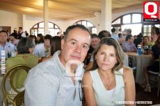 Jorge Fernández  y Carolina Padilla