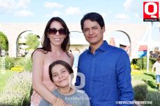 Natalie Muñoz,  Sophia Plascencia y Oswaldo Plascencia