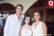 Roberto Romero, Linda Gutiérrez y Paola Gutiérrez
