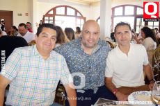 Silvestre Flores, Poncho Montemayor y Josue Gutiérrez