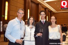 David Márquez, Verónica Márquez, David Márquez y Vanessa Maldonado