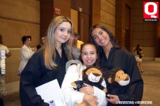 Isabella Gutiérrez,  Romina López y Dayra Novella