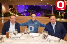 Dr. Javier Moreno, Dr. Jesús Avilés y Dr. Sergio Ramírez