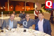Dr. José Camarena,  Dr. Arturo Cuatli y Dr. Rodolfo Montes