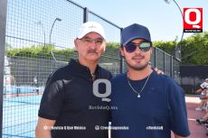 Mauricio Peréz y Álvaro Peréz representante del club win padel social club