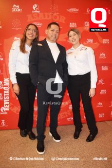 Mildred Echeverria, Joseph Mondragón y Fernanda Estrada