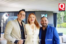 Emanuel Franco,  Irazu Navarro y Fausto Villanueva