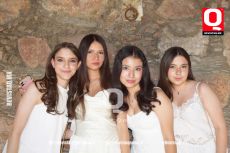 María Pacheco,  Ximena Matín del Campo, Luna Navarro y Ximena Navarro