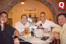 Toño González Vera, Alberto Vázquez,  Toño Hernández y Jorge Mejía