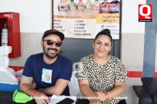 Marco Morales y Alejandra Flores
