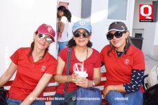 Marina Vaqueiro,  Rebeca Calderón y Roselyn Muñoz