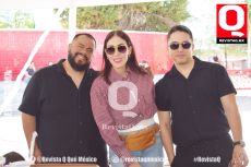 Buba Chávez,  Johanna Poggio y Gerardo Paz