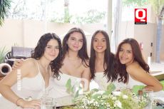 Kayla Mancillas,  Luisa Ortuño, Dionet Rueda y Camila Samano