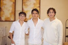 Miguel Anguiano, Miguel Gómez y Leonardo Nava