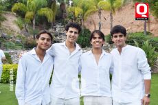 Raúl Moctezuma,  Gerardo González,  Estebán Jauregui y Javier Sierra