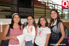 Ana Pao Benitez,  Sara Hernández,  Fatima Anaya y Sofía García