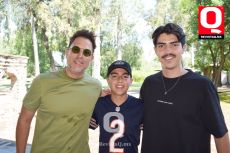 Juan Pablo Hernández, Emil Hernández y Francisco Vidaurreta