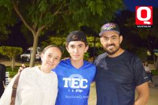 Aide Ramírez,  Patricio Castro y Rigoberto Castro
