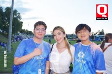 Carlos Hernández Dávalos, Greta Dávalos y Oliver Sendejas