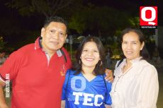 Francisco Tavares, Seany Tavares y Pilar Andrade