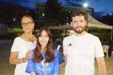 Ofelia Horta,  Mariana Navarro y Héctor Navarro