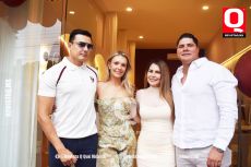 A   Carlos Orozco,  Katerina Bystrova, Gabriela Martínez y Ricardo de la Isla
