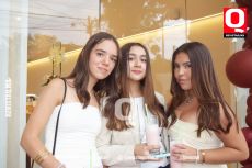 Eugenia Estrada,  Regina Farias y Allison Fox, nieta de Vicente Fox.  Ex Pte de México