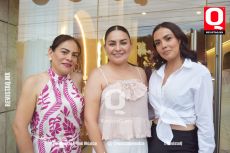 Huguette Martínez, Evelin Martínez y Carolina Armenta
