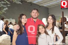 Andrea Canales, Miguel Canales,  Victoria Canalea y Sofía Canales