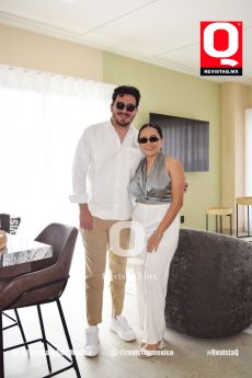 Fernando Castañón y Andrea Frausto