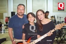 Renato Cárdenas,  Gabriel Cárdenas y Mariana Amor