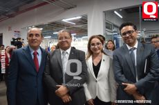 Juan José Becerril,  Fernando Márquez, Sagrario Villegas y Luis Antonio Gómez