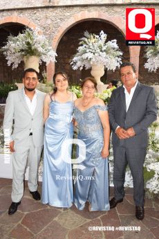 Fernando Sánchez, Isaura Posadas, Ángela Peréz y Luis Posadas