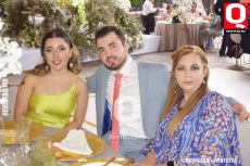Jessica Romo,  Alexander Jiménez y Lupita Navarro