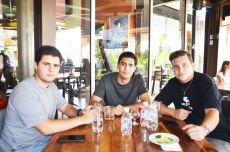 Roberto Aguilar, Sergio López y Raúl Aguilar