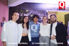 Fernando Reynoso,  Aridai Espinosa,  Uriel Esqueda, Angela Aguirre y Rodrigo Sainz