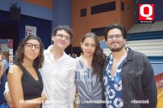 Ivana Cárdenas,  Adrian Orozco,  Danna Palacios y Diego  Castillo