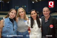 Karime Navarro,  Esperanza Gordillo,  Daniela Esparza y Alfonso Navarro