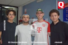 Pablo Gutiérrez,  Jiram Lozano,  Bernardo Noriega y Juan Peña