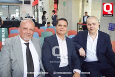 Raúl Rodríguez,  Francisco Schwichtenberg y Joaquín Corona