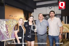 Gloria Muñoz,  Gloria Campos, Jesús Campos y Alejandro Campos